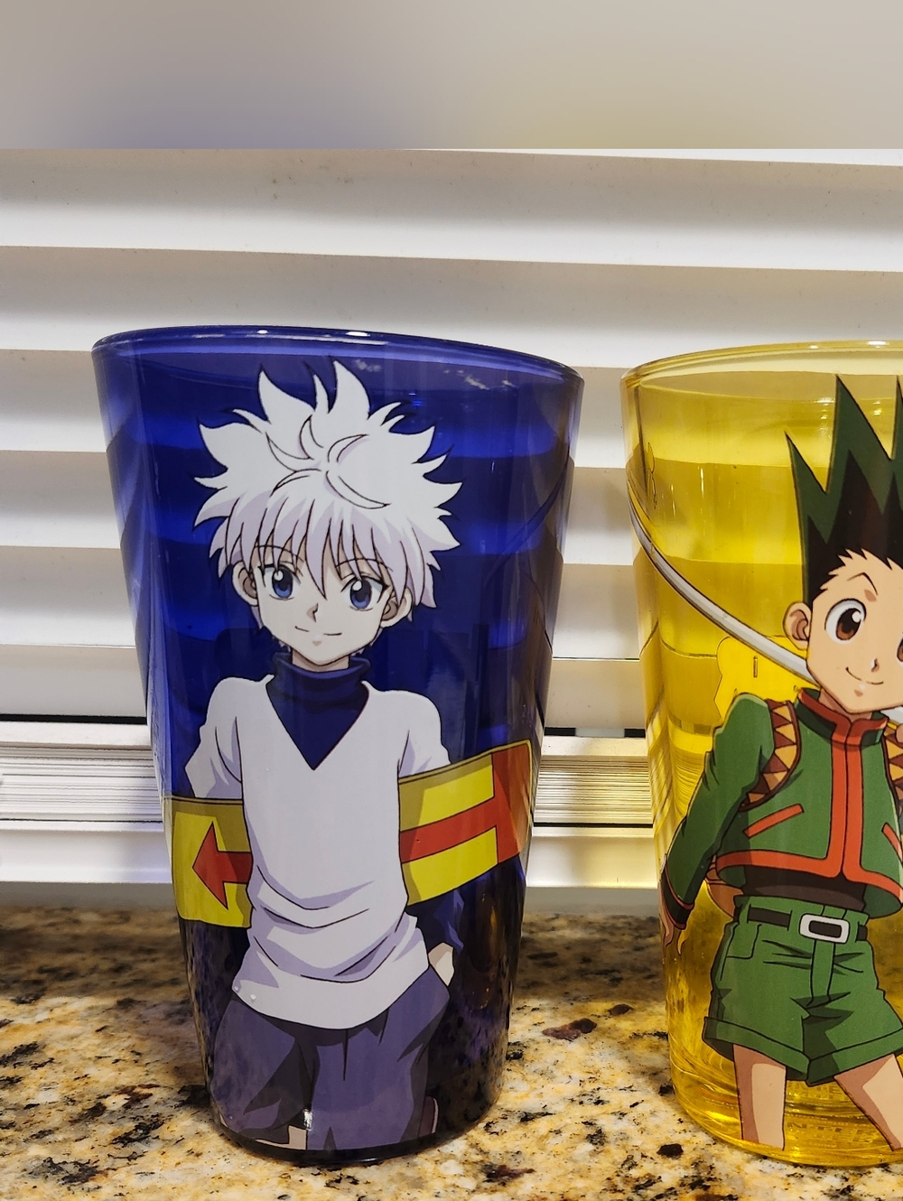 Hunter X Hunter Set Of 2 Collectible Glasses Cups Anime 16 Oz Cups